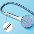thumbnail image 5 of Uxcell Shower Head Extension Arm 110mm Length 201 Stainless Steel Shower Head Extender, 5 of 5