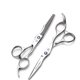 thumbnail image 1 of Kit de tijeras de peluquería de acero inoxidable de 15 cm (6 pulgadas) para corte y entresacado profesional del cabello, ideales para barberos y peluquería de mascotas., 1 of 5