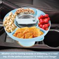 thumbnail image 5 of CIVG Snack Ring for Cup 4 Compartment Snack Container Safe Silicone Cups Snack Tray Reusable Cups Snack Platters Portable Effortless to Clean Snack Ring for 40 oz Cups (Blue ), 5 of 10