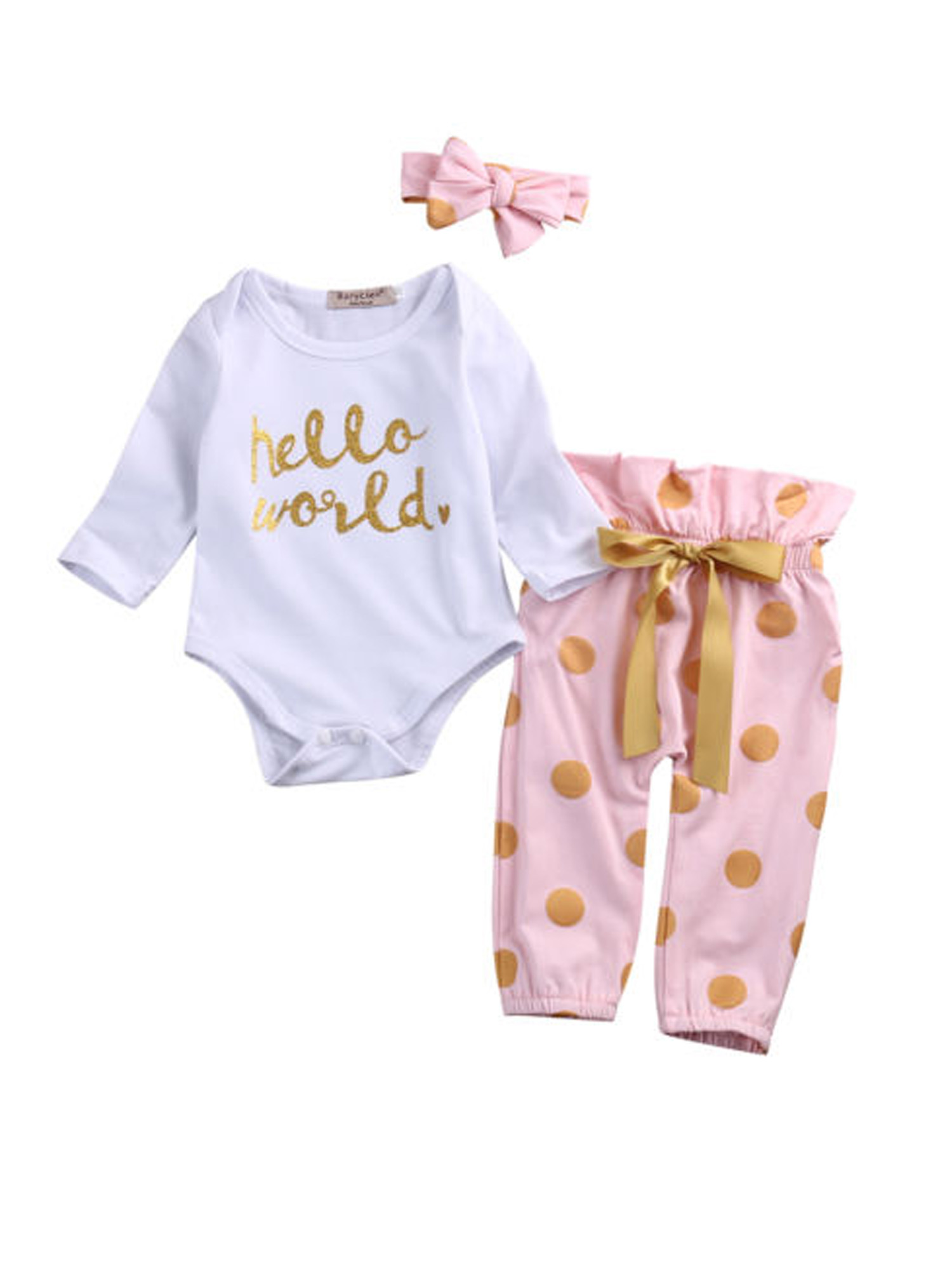 welcome to the world baby girl clothes