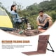 thumbnail image 4 of Silla Plegable Para Camping Silla trasera portátil Cojín de asiento plegable ligero Cómodo para césped de patio Likrtyny Para estrenar, 4 of 7