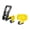 Yellow, variant on SmartStraps 4 in. x 27 ft. Yellow Commercial Ratchet Tie Down Strap with Flat Hooks, 5,000 lb. Safe Work Load - 1 pack