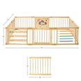 thumbnail image 4 of Wooden Playpen Extra Large for Toddlers and Babies - Under The Sea Theme Toy Design - (8/10) Wood Panels - Foldable and Adjustable Baby playpen - Extra Large Baby Play Yard (10-Panels), 4 of 10