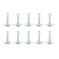thumbnail image 2 of 10 Pcs Écrou à Double Crantail Fileté pour Rail, Points de Fixation Robustes, Acier au Carbone Galvanisé, Charge de Travail de 2200lbs pour Camionnette, 2 of 7