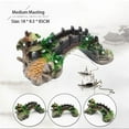 thumbnail image 4 of Pavilion Tree Fish Tank Decoration  Poly Resin Bridge Aquarium Ornament  Climbing Platform for Fish Turtle, 4 of 10