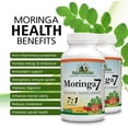 thumbnail image 3 of Moringa 7 Super Grass, 100% Natural Dietary Supplement, Rich in Natural nutrients, Highly concentrated pure organic Moringa Oleifera extract - 1875mg, 3 of 8