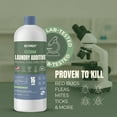 thumbnail image 3 of BugOut! Laundry Additive – Natural Detergent Booster for Bed Bug, Mite, Flea, Tick & Carpet Beetle Treatment | Plant-Based Killer, Made with Fabric-Safe Soap Works in Hot and Cold Wash (32 Oz), 3 of 3