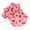 Strawberry Pink, variant on Xirurus Dog Shirt Skin Friendly Breathable Fashion Washable Pet Clothing for Spring Summer Pineapple Pink L