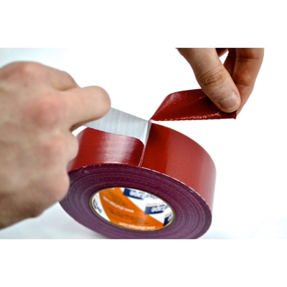Shurtape Duct Tape, Red, 60-1/8 yd L, 1-7/8 in W 201153