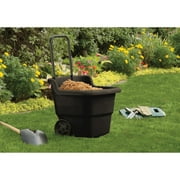 Suncast 15 Gallon Resin Rolling Lawn and Utility Cart, 20.75 in D x 35.75 in H x 22.5 in W