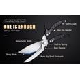 thumbnail image 6 of Muerk Kitchen Shears, Kitchen Scissors Heavy Duty Seafood Scissors Household Barbecue Scissors Poultry Shears, Food Cooking Scissors for Chicken, Bone, Meat, Turkey, Fish Thanksgiving Christmas Day, 6 of 9