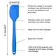 thumbnail image 2 of Silicona Espátula Calor Resistente Sin-Rayones Cocina Goma Torneros Anti-adherente Espátula para Cocinar Hornear y Mezclar Rojo, azul, púrpura, verde 4 piezas, 2 of 7