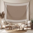 thumbnail image 2 of Brown Geometric Small Tapestry for Bedroom Wall Hanging Tapestry, Vintage Greece Key Ceiling Backdrop Tapestries Poster Blanket Wall Decor for Teens Room Living Room Dorm 23" x 28", 2 of 8
