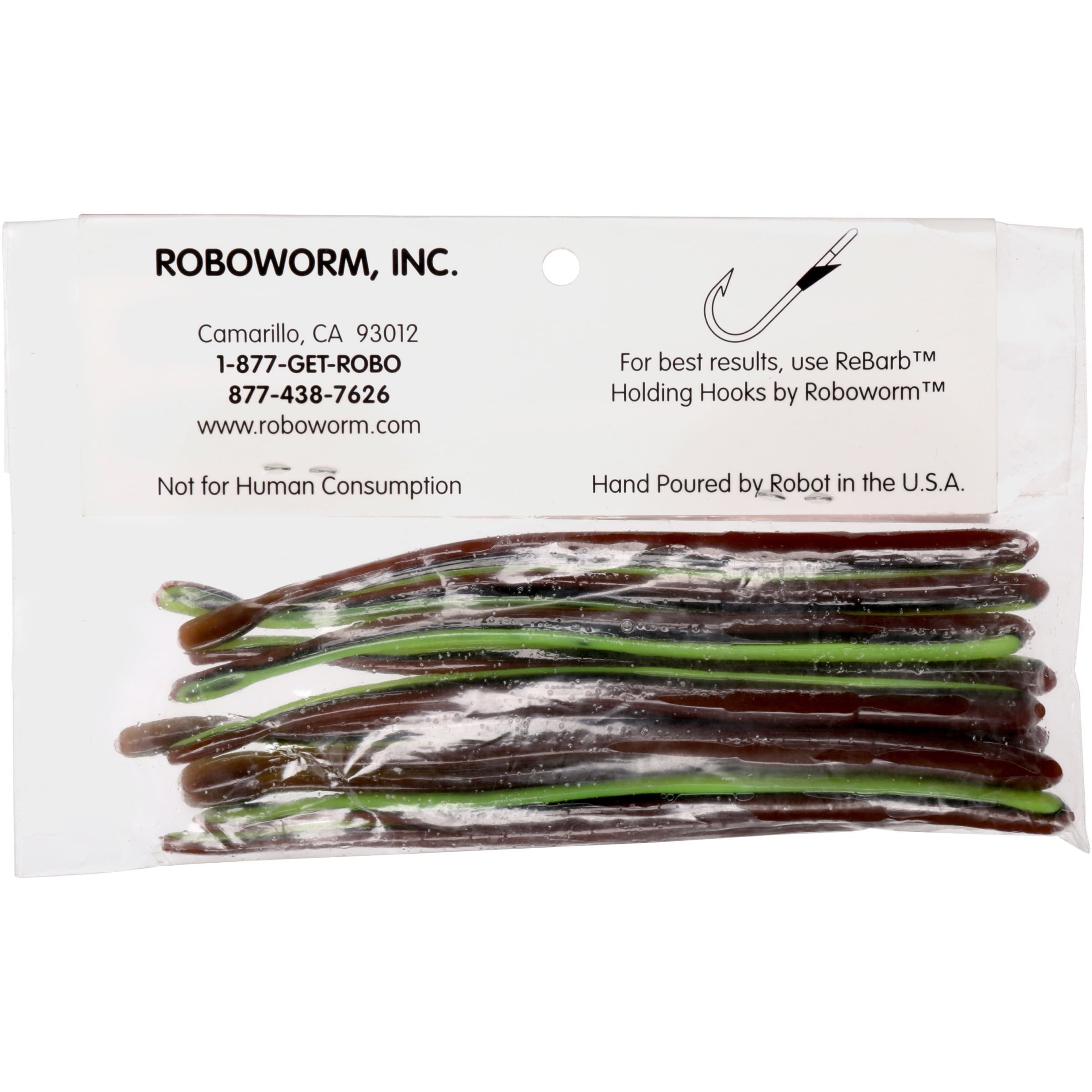 Roboworm 6 Inch Straight Tail Drop Shot Worms SR 10 Pack Pick from 48  Colors