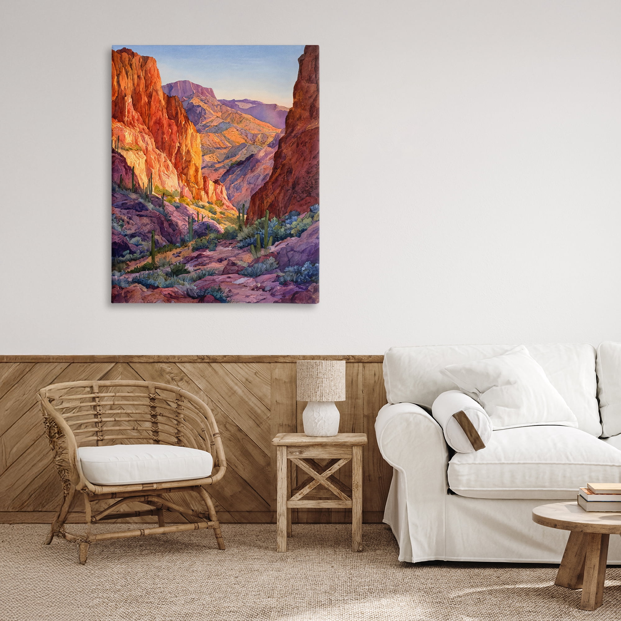 Stupell Industries Western Colors Canyon Canvas Wall Art, design by Franklyn Gregory