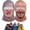 2pcs-a, variant on Old Man Ski Mask, Funny Realistic Face Ski Mask, Hilarious Winter Party Gear for Outdoor Groups, Novelty Winter Face Covering for Men and Women, for Snowboarding, Cycling & Costumes
