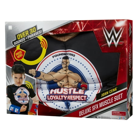 WWE John Cena Deluxe Muscle Suit with sound effects