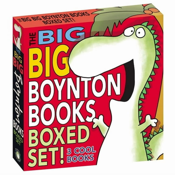 The Big Big Boynton Books Boxed Set!: The Going to Bed Book; Moo, Baa, La La La!; Dinosaur Dance!/Oversized Lap Board Bo, (Board Book)
