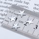 thumbnail image 5 of 50pcs 7.5mm Estrellas de metal plateado Hierro en Hot Fix Nailheads HOTFIX Hugo none, 5 of 10