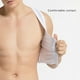 thumbnail image 3 of Qarigey Chaleco adelgazante para hombre, portátil, lavable, transpirable, Color sólido, cuello en U, moldeadores de pecho, ropa interior moldeadora Ropa interior Blanco L Qarigey FS11388-05, 3 of 6