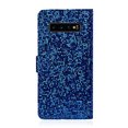 thumbnail image 2 of Allytech Samsung Galaxy S10 Case, PU Leather Bling Glitter Inner TPU Cover Bumper Stand Cards Slots Wrist Strap Magnetic Flip Cover Shockproof Wallet Case for Samsung Galaxy S10, Blue, 2 of 9