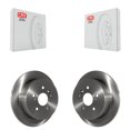 thumbnail image 1 of CMX Rear Disc Brake Rotors Pair for Car Lexus RX350 Toyota Highlander RX330 RX400h K8-100797, 1 of 8