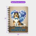 thumbnail image 5 of Shetland Sheepdog Proud Dad Happy Father's Day Spiral Bound Journal Sheltie Dog Lover Gifts 5x7in Spiral Notebook - 02008, 5 of 5