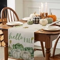 thumbnail image 3 of Fall Thanksgiving Cotton Linen Table Runner, Washable Table Runners for Kitchen, Dining Room, Holiday, Home Party Table Decor, 13x48 Inches, 3 of 9
