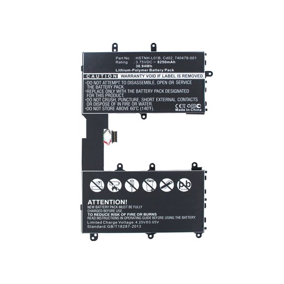 Batteries N Accessories BNA-WB-P4608 Laptops Battery - Li-Pol, 3.75V, 8250 mAh, Ultra High Capacity Battery - Replacement for HP 733057-421 Battery