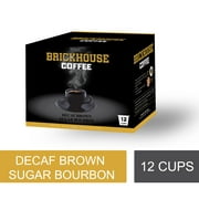 Brickhouse Decaf Brown Sugar Bourbon Single Serve cups, 12 count