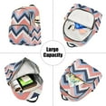 thumbnail image 5 of FORMRS Mini Backpack Purse for Women Travel Daypack Casual Shoulder Bag, White Geometric, 5 of 7