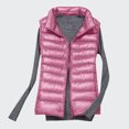 thumbnail image 2 of UTSJKR Clearance Women's Lightweight Down Vests Sleeveless Puffer Jacket Winter Warm Packable Vests Warm Outwear Pink XXXL, 2 of 9