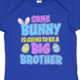 thumbnail image 4 of Inktastic Some Bunny is Going to Be a Big Brother with Bunny Ears and Eggs Boys Baby Bodysuit, 4 of 5