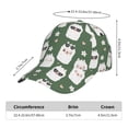 thumbnail image 5 of Xecao Alpaca Faces for Baseball Cap: Unisex, crafted from classic polyester twill fabric, featuring a soft unconstructed design, 5 of 5