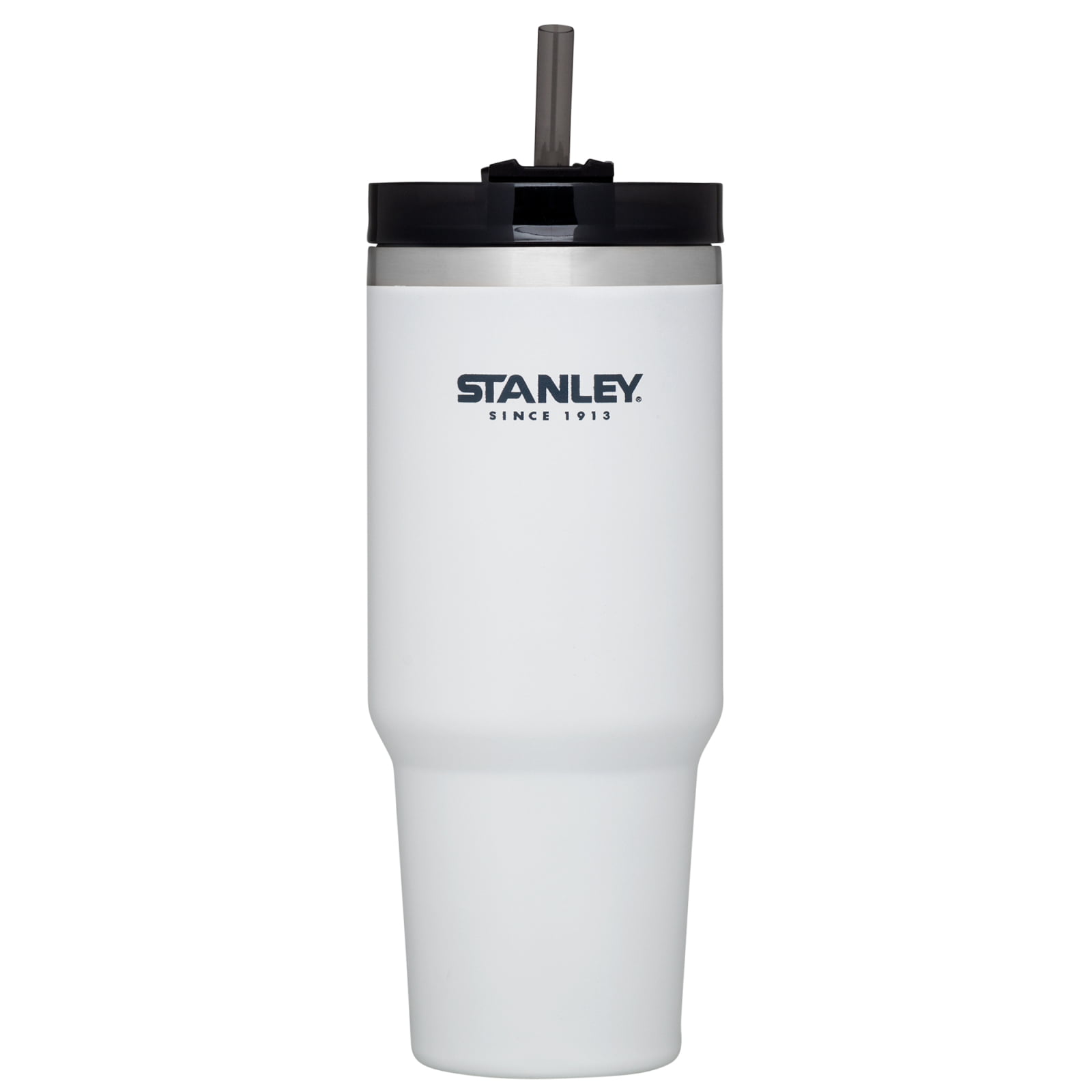 stanley adventure vacuum quencher, 30 oz, polar white 
