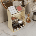 thumbnail image 3 of Multi-Layered Makeup Organizer Large Capacity Detachable Partition Stable Countertop Cosmetic Organizer Shelf for Room, 3 of 5