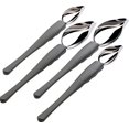 thumbnail image 1 of 4 PCS cuchara decorativa pluma de postre de acero inoxidable DIY Cake chocolate decoración cuchara multiusos decoración de postres decoración de la cocina Sailing Electrónica, 1 of 5