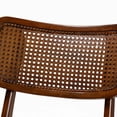 thumbnail image 5 of Baxton Studio Linnet 5-Piece Wood & Rattan Dining Set in Brown, 5 of 6