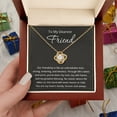 thumbnail image 7 of To My Friend Necklace for Women Friendship Necklace The Knot Of Bestie Jewelry BFF Gift Love Knot Pendant, 7 of 7