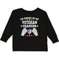 thumbnail image 3 of Inktastic I'm Proud of My Veteran Grandpa Boys or Girls Long Sleeve Toddler T-Shirt, 3 of 5
