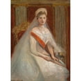 thumbnail image 3 of Albert von Keller 11x14 Black Modern Framed Museum Art Print Titled - Portrait Zarin Alexandra Fjordorovna, 3 of 5