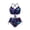 Blue Skull Mushroom, variant on Goth Skull Floral Brown Swimsuit Bikini Top Bottom for Women Two Piece Beach High Waisted Twist Front Swimwear Tummy Control Bathing Suit Tie Two Sides Bottom Sexy Push Up Swimsuits Bikinis