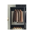 thumbnail image 2 of Maykoosh Closet System Customizible, Walk-In Wardrobe Organizer, Closet System with Hanging, Hanging Rods, Drawers, Heavy Duty-Color:Black,Size:Model ADE 3 Closet, 2 of 6