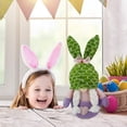 thumbnail image 6 of 2PCS Easter Bunny Gnome Plush Gift Set, Faceless Dwarf Doll Ornaments for Room Styling, Cute Spring Gnome Accents for Home Table Display Easter Festival Decor, HAODEJW, Multicolor, 6 of 8