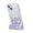 Purple, variant on Designed for iPhone Case,Luxury Glitter Bling Butterfly Pattern with Kickstand Camera Lens Protection Shockproof Cover Phone Case (iPhone 15,Purple)
