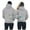 Grey, variant on Couples Matching Dinosaur Hoodie Sweatshirt Cute Cartoon Graphic Pullover Hoodie Soft Hooded Sweatshirt for Men and Women Funny Couple Outfit
