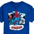 thumbnail image 3 of Marvel Your Friendly Neighborhood Spider-Man - Spider Suits - Adult Short Sleeve Graphic T-Shirt, 3 of 5