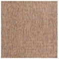 thumbnail image 2 of Safavieh Courtyard Mitre Geometric Indoor/Outdoor Area Rug, Dark Gray/Rust, 6'7" x 6'7" Square, 2 of 10