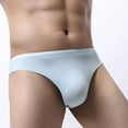 thumbnail image 6 of hoksml Mens Underwear Men's Ice Silk Underwear Low Waist Sexy U Bag Traceless T-shaped Underwear Clearance, 6 of 8