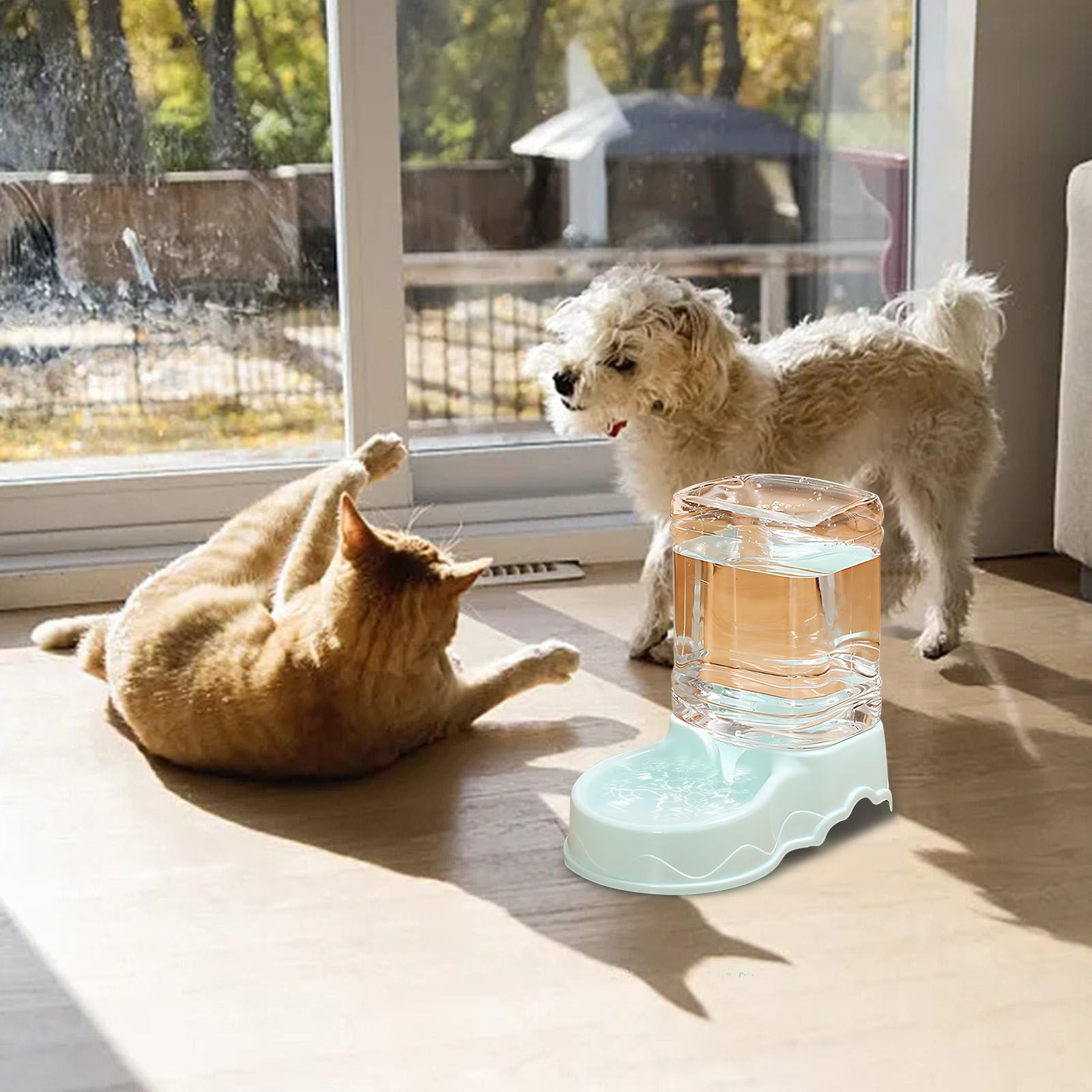 Automatic Pet Water Dispenser, 3.8L Large Capacity, No-Leak Design, Easy to Clean, for Dogs and Cats